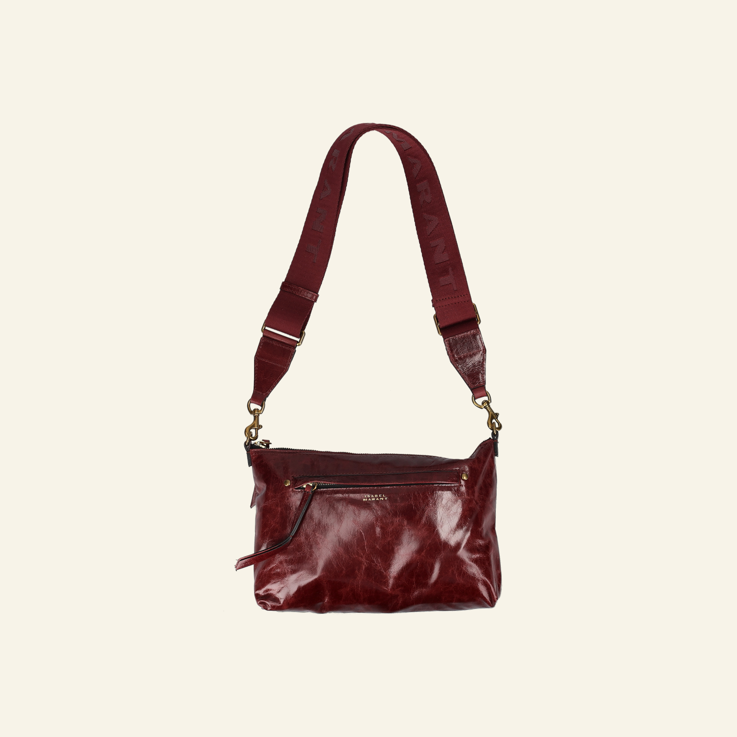 ISABEL MARANT NESSAH BAG Burgundy THE WANTS SHOES