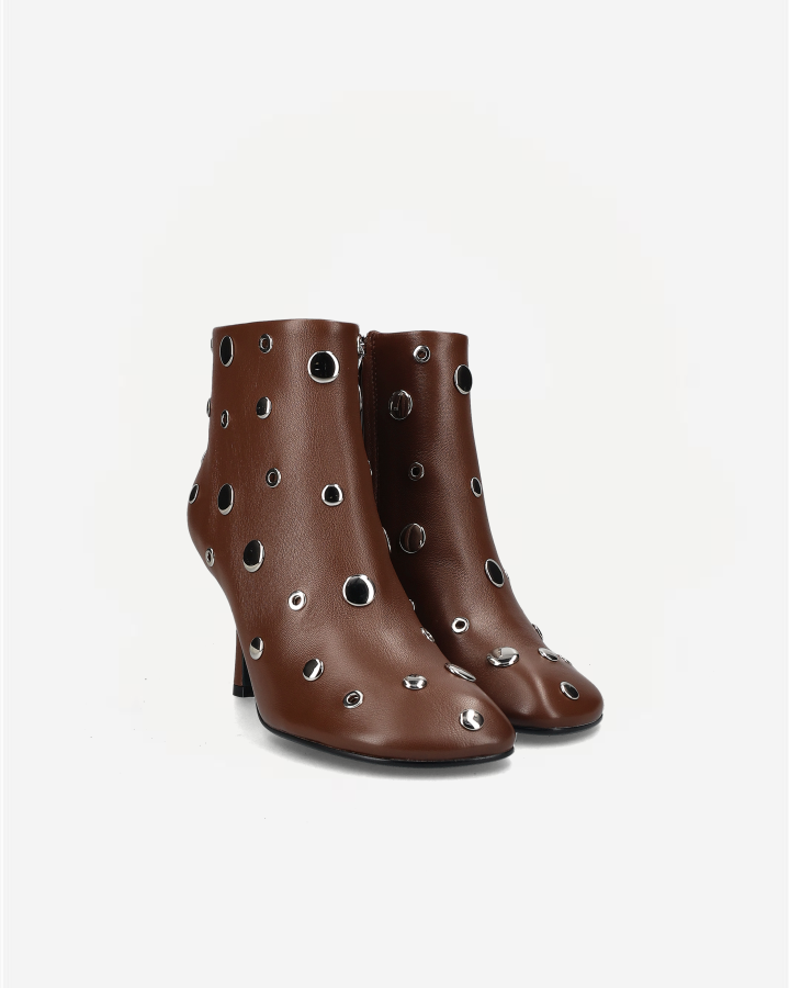 STUDS BOOT 032T84BK | Hazelnut