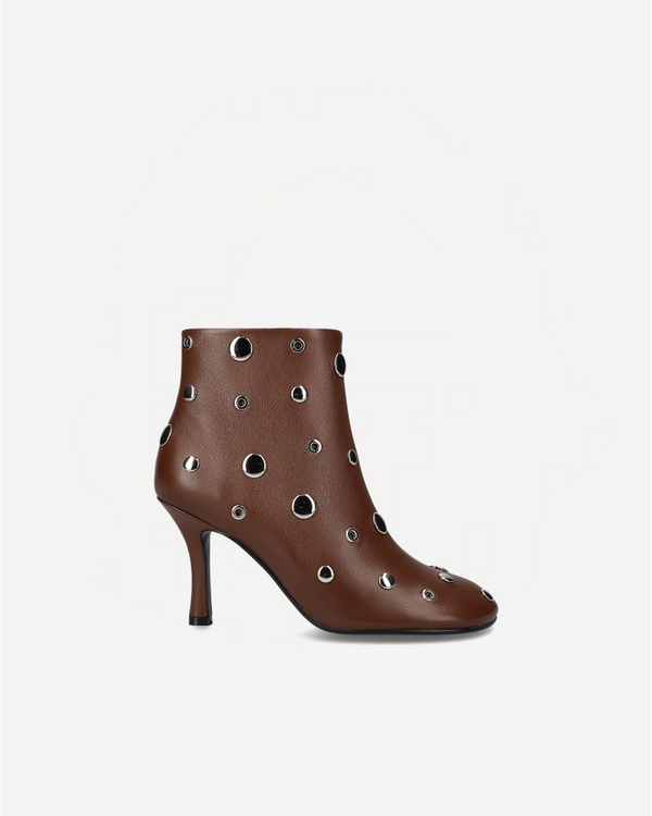 STUDS BOOT 032T84BK | Hazelnut