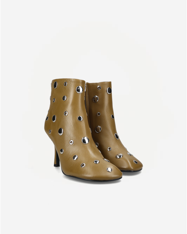 STUDS BOOT 032T84BK | Olive Green