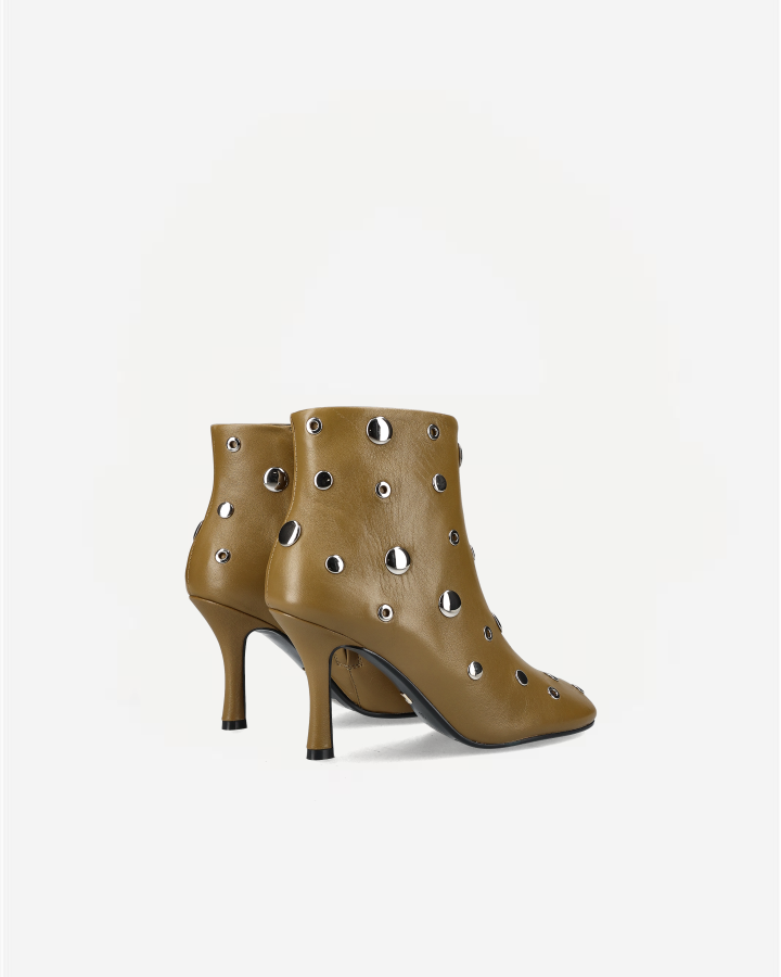 STUDS BOOT 032T84BK | Olive Green