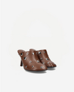 STUDS MULE 75 034Z14BK | Hazelnut