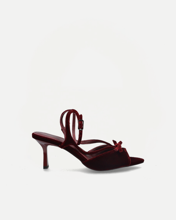 VELVET HEEL 040Z70BK | Burgundi