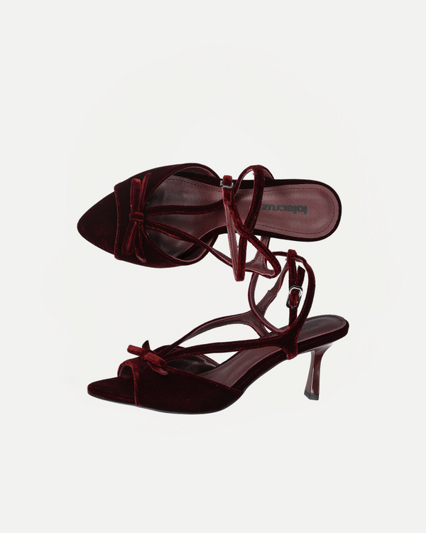 VELVET HEEL 040Z70BK | Burgundi