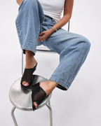 SUZANNE | Mesh Nappa Leather Black