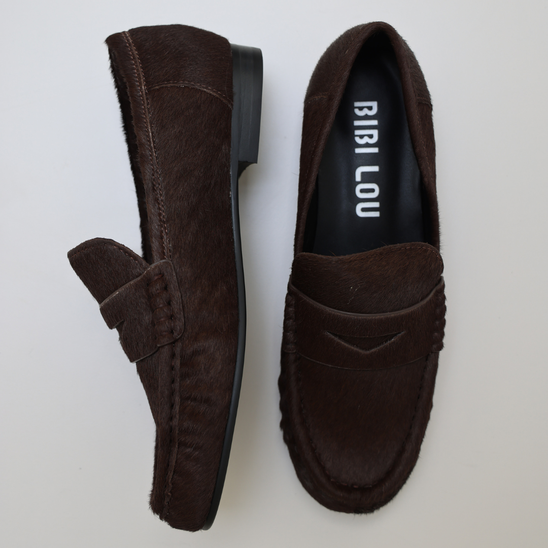 HAIRY LOAFER 661Z90VK | Marron