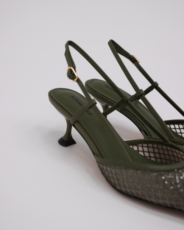 RUBY PUMP | Verde Kaki