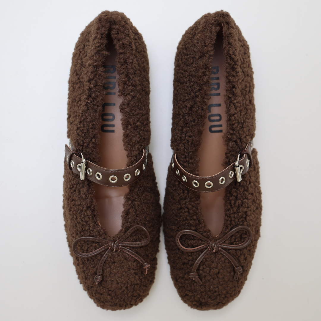FLUFFY BALLERINA 730Z92VK | Marron