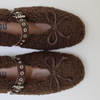 FLUFFY BALLERINA 730Z92VK | Marron