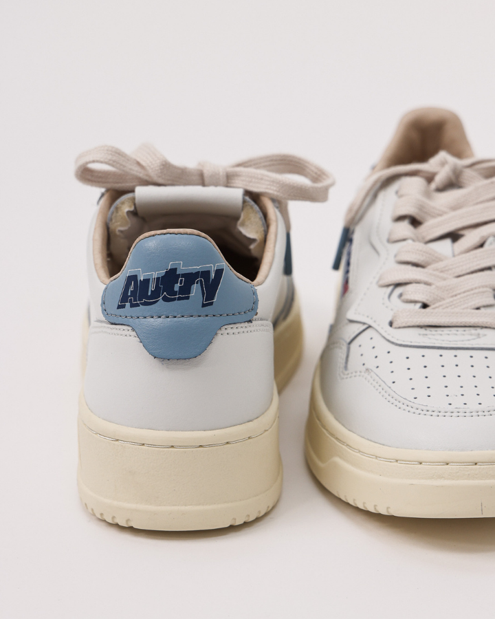 LOW SNEAKER 80's |  White/ Blue