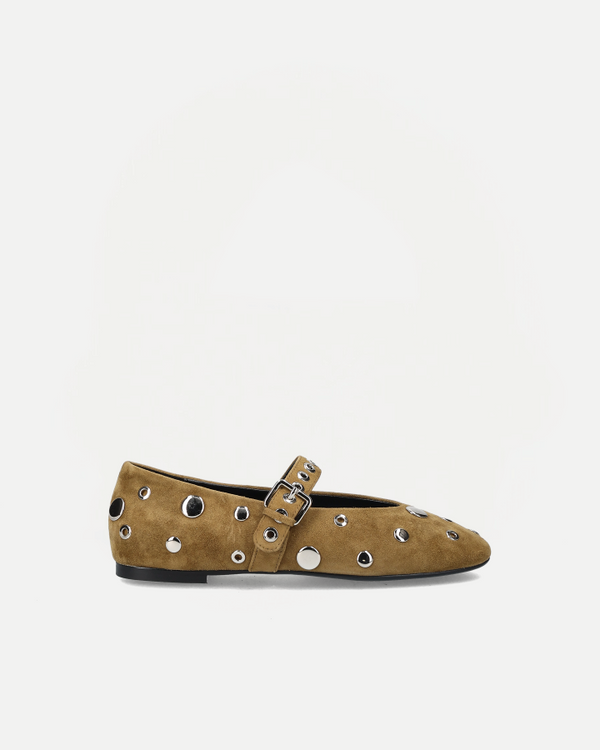 STUDS BALLERINA 175Z30BK | Olive Green