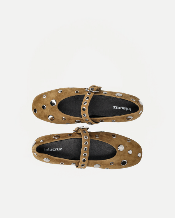 STUDS BALLERINA 175Z30BK | Olive Green