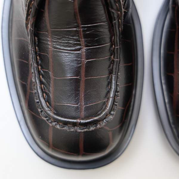 CPH446 | Croco Leather Brown
