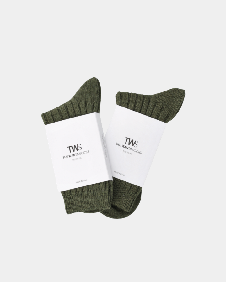 THE WANTS SOCKS II - Olive