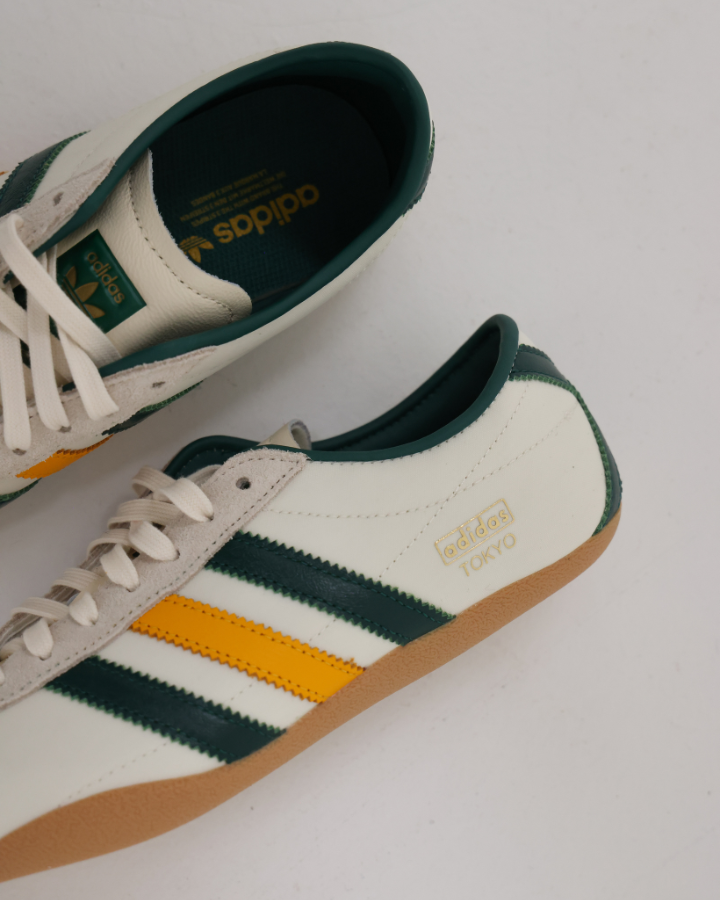 TOKYO W JQ0586 | Cream White / Collegiate Green / Gum Three