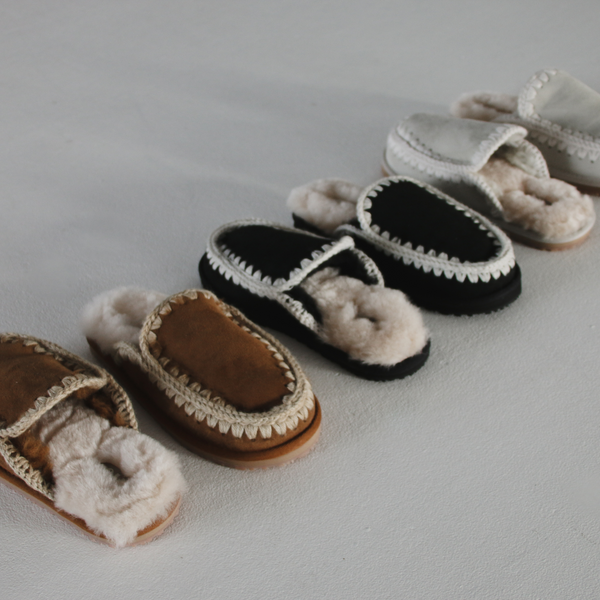 FULL SLIPPER ESKIMO STITCH | Camel