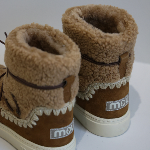 ESKIMO SNEAKER BOLD SCOUB LACE | Cognac