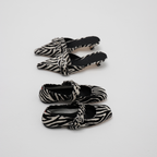 UMA EYELET | Creamy Zebra