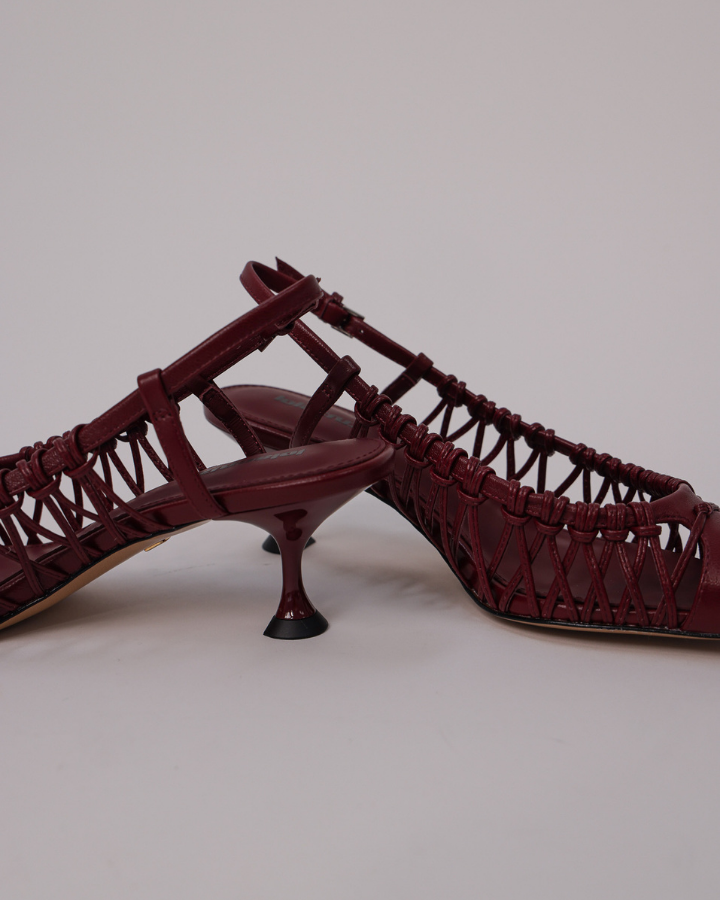 LULU PUMP | Burgundi