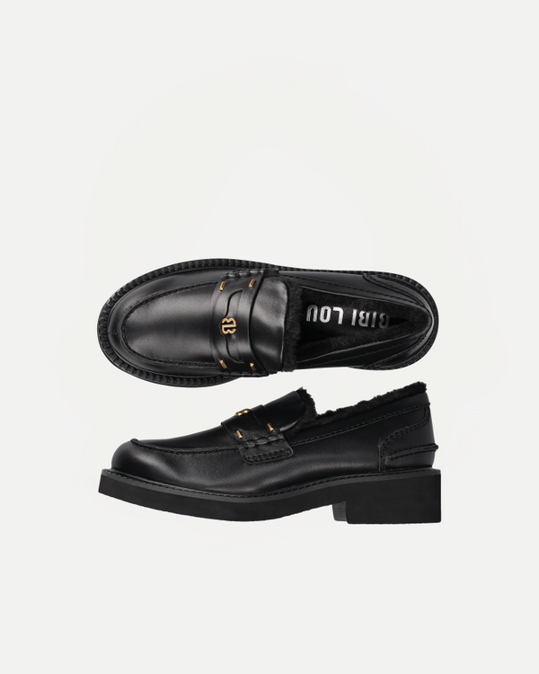 FUR-LINED LOAFER 533Z08VK | Black