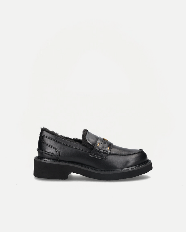 FUR-LINED LOAFER 533Z08VK | Black