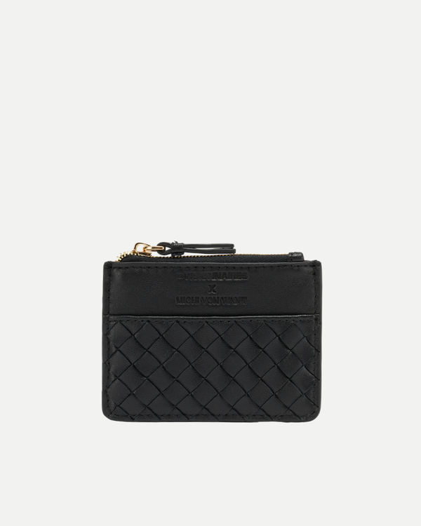 Clemence Weave (Cardholder) | Noire