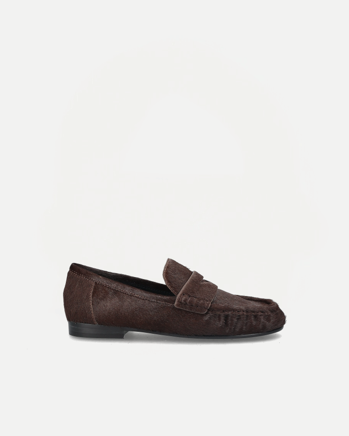 HAIRY LOAFER 661Z90VK | Marron