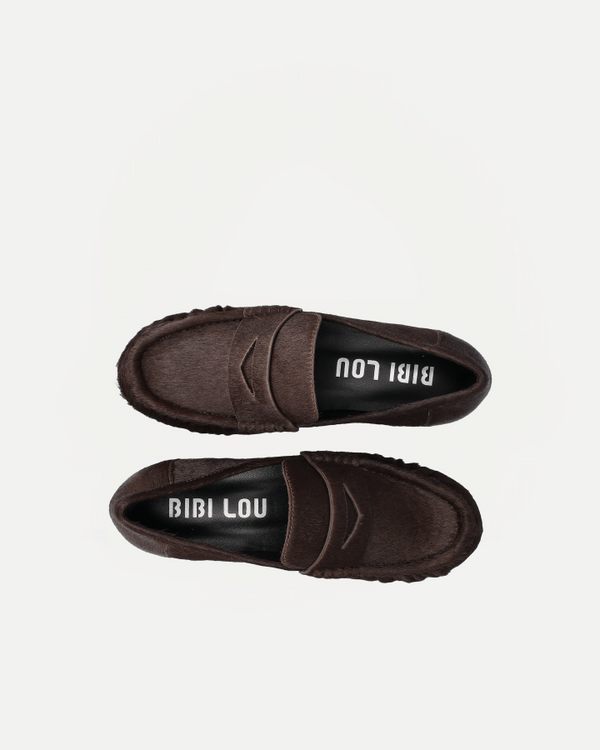 HAIRY LOAFER 661Z90VK | Marron