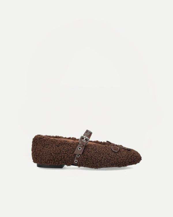 FLUFFY BALLERINA 730Z92VK | Marron