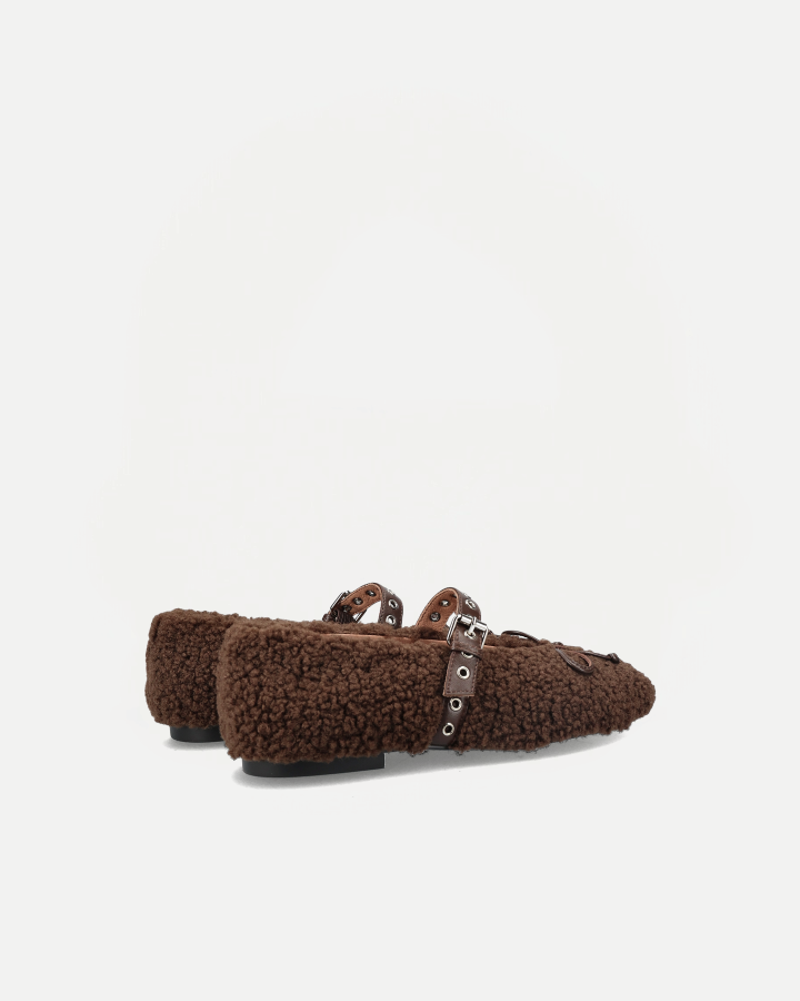 FLUFFY BALLERINA 730Z92VK | Marron