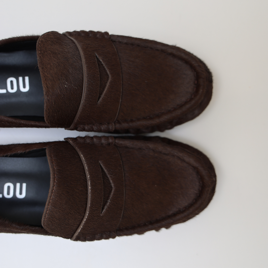 HAIRY LOAFER 661Z90VK | Marron