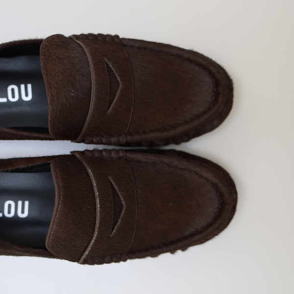 HAIRY LOAFER 661Z90VK | Marron