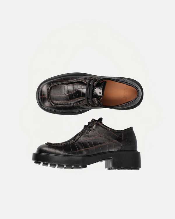 CPH446 | Croco Leather Brown