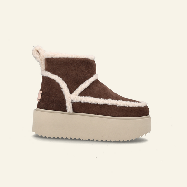 COCCINELLE X INUIKII Classic Low Shearling | Brown