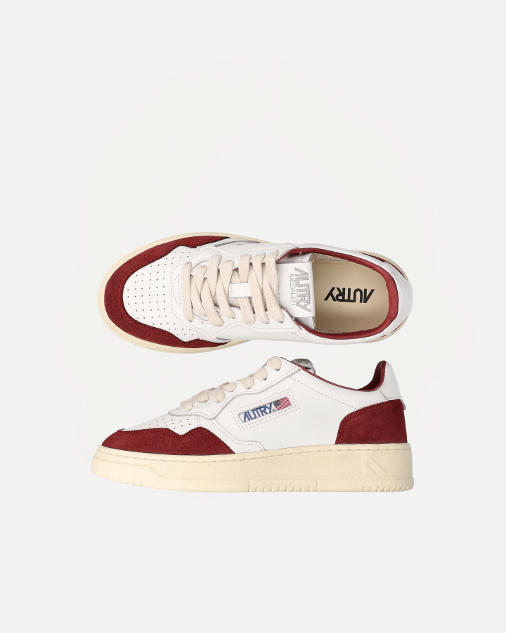 LOW SNEAKER 80's FT20 | White/Burgundy