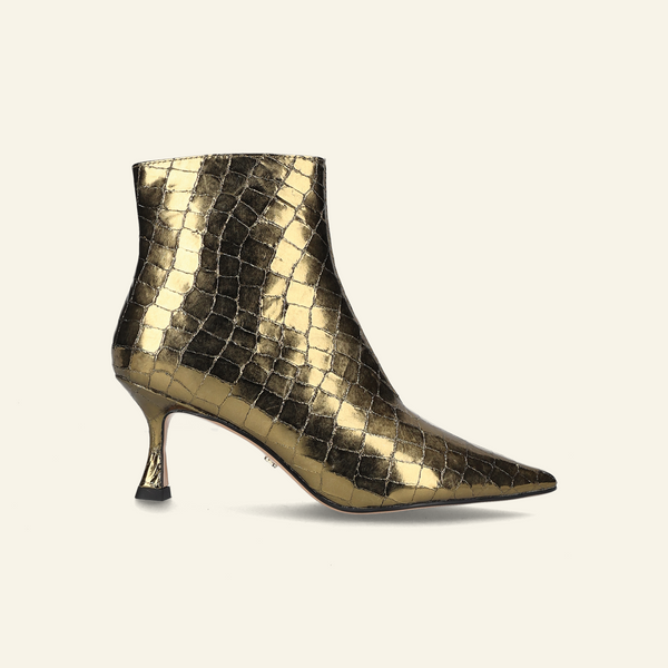 JAZMINE ANKLE BOOTS 127T57BK | Gold