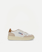 LOW SNEAKER 80's LS02 | Suede White/Brown Sugar