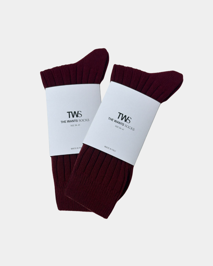 THE WANTS SOCKS II - Bordeaux