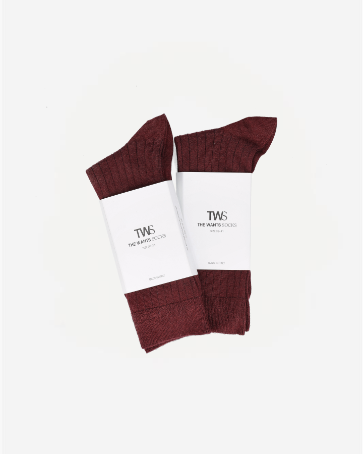 THE WANTS SOCKS I - Dark Cherry