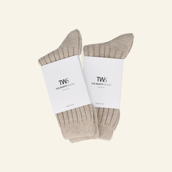 THE WANTS SOCKS II - Oatmeal