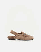 ASHE SLING BACK LOAFER | Taupe