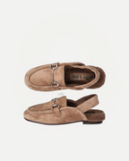 ASHE SLING BACK LOAFER | Taupe
