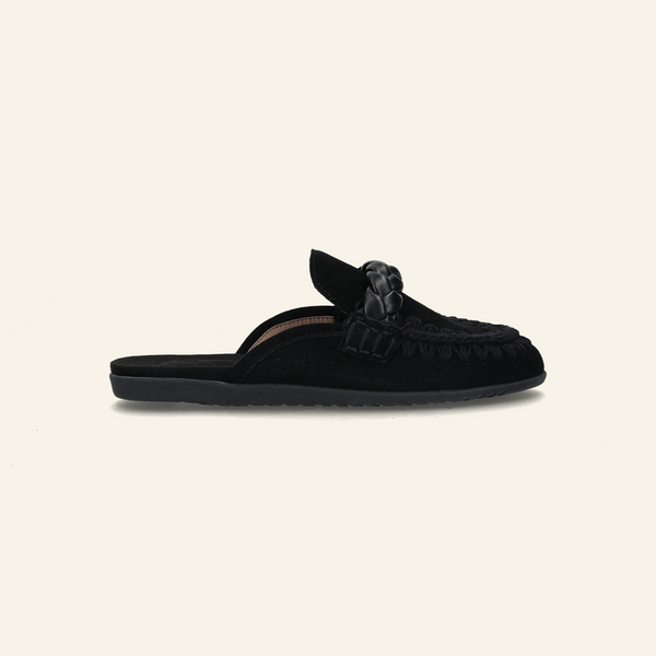BALLERINA OPEN HEEL | Black