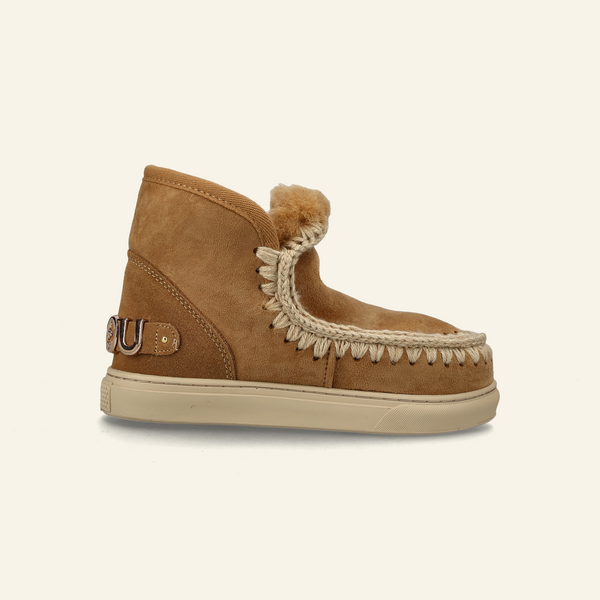 ESKIMO SNEAKER BIG METAL LOGO | Tobacco