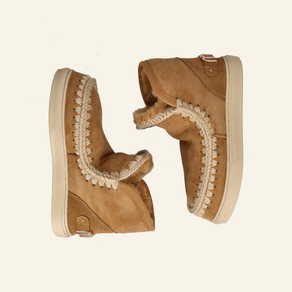 ESKIMO SNEAKER BIG METAL LOGO | Tobacco