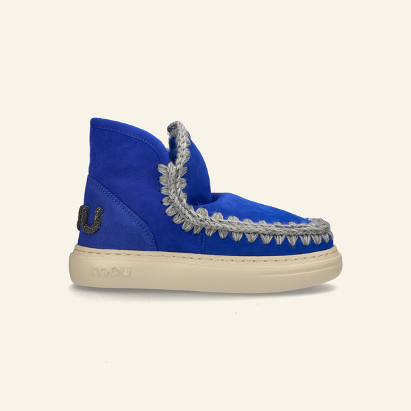 ESKIMO SNEAKER BOLD GLITTER LOGO | Lapislazuli Blue