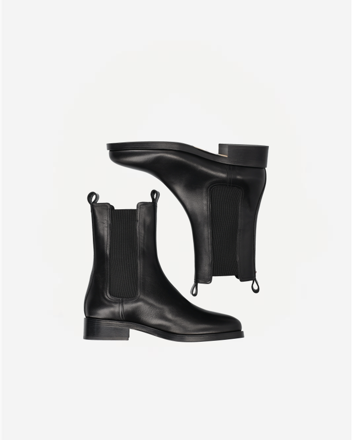 CASPAR | Calf Leather Black