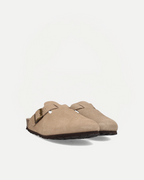Clog Velour  | Taupe