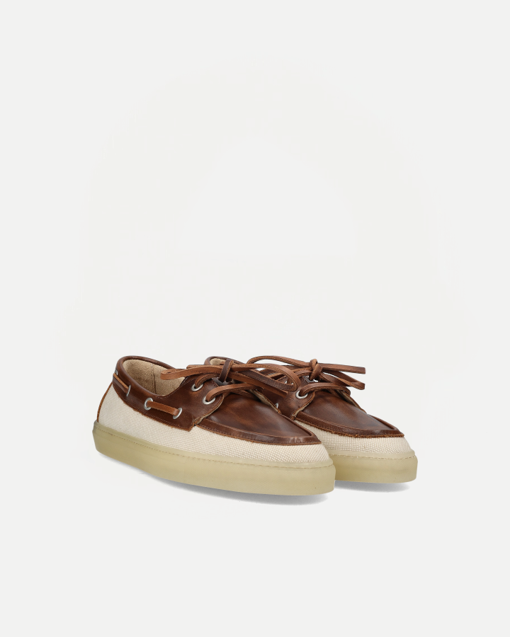 CPH160 | Material Mix Brown/Cream