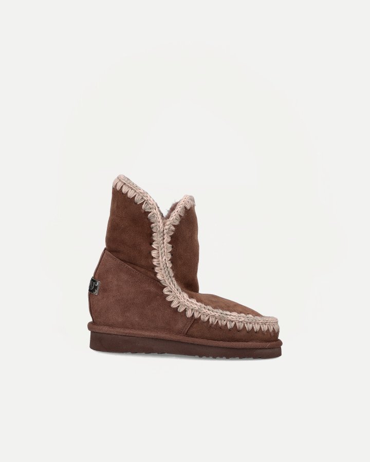 ESKIMO INNER WEDGE SHORT SUEDE | Brown Pepper